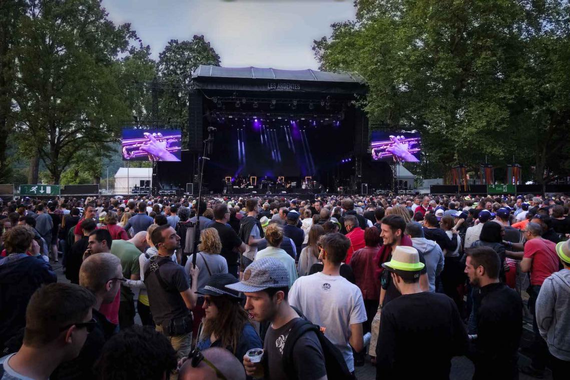 Les Ardentes kent recordeditie met 90.000 bezoekers