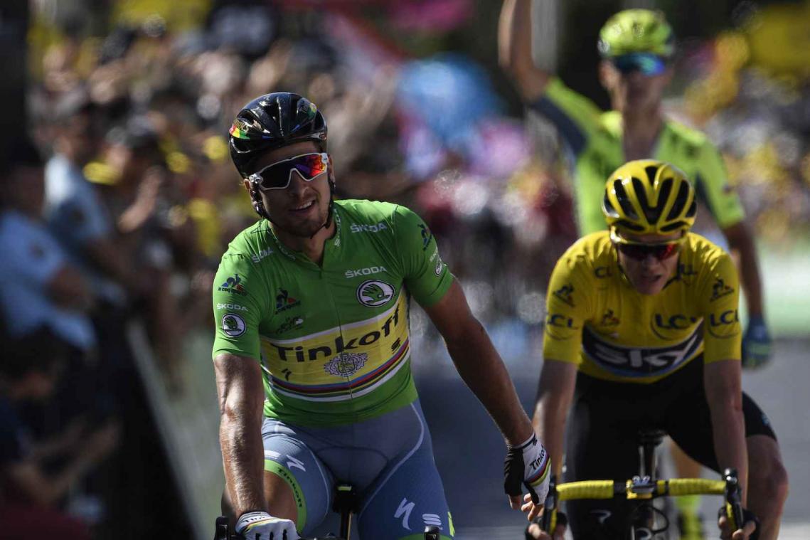 Sagan boekt tweede ritzege, Froome loopt verder uit