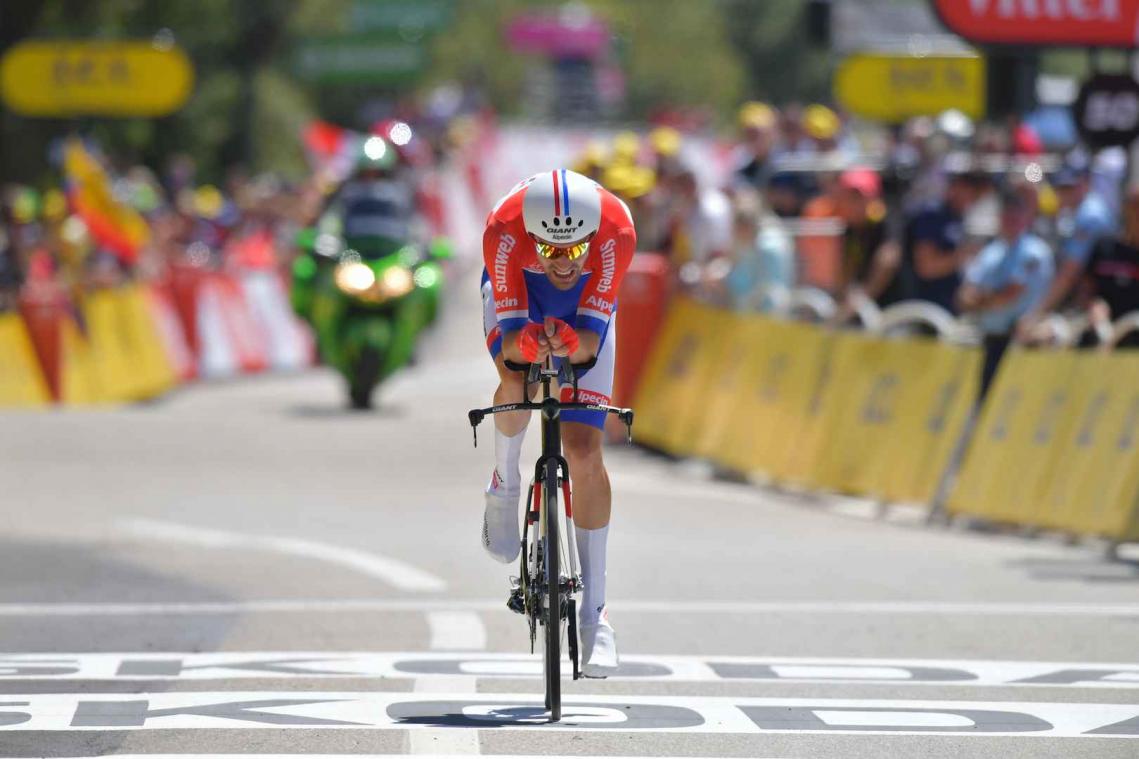 Dumoulin en Froome heersen in tijdrit