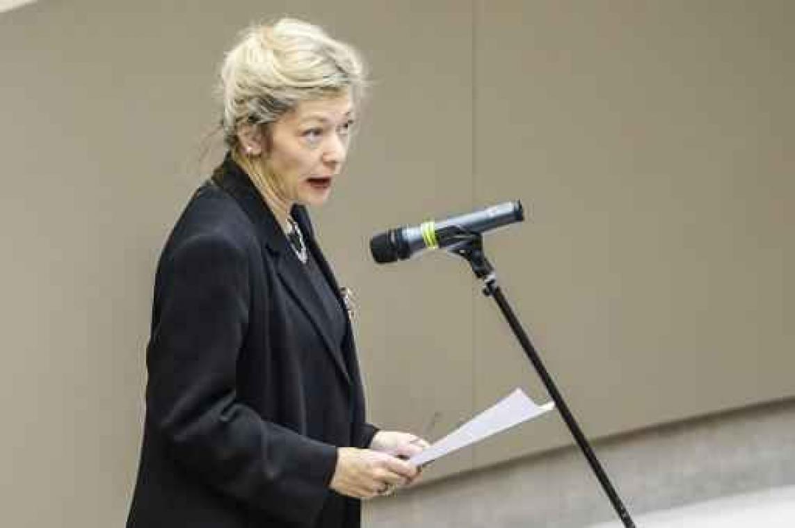 Historica Sophie De Schaepdrijver barones, havenbaas Eddy Bruyninckx baron