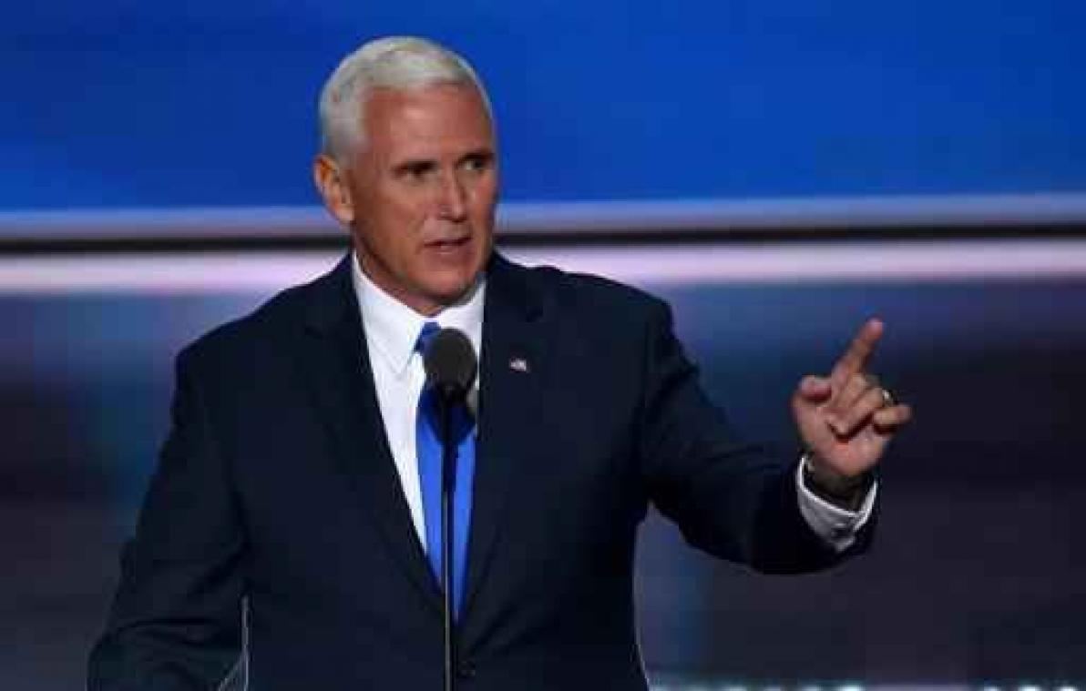 Race Witte Huis - Mike Pence accepteert nominatie voor vicepresidentschap