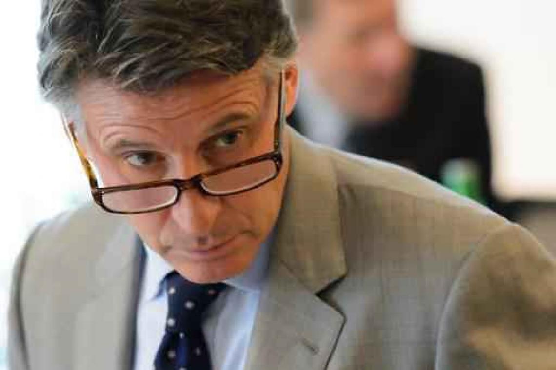 IAAF-voorzitter Coe bedankt TAS voor steun tegen doping