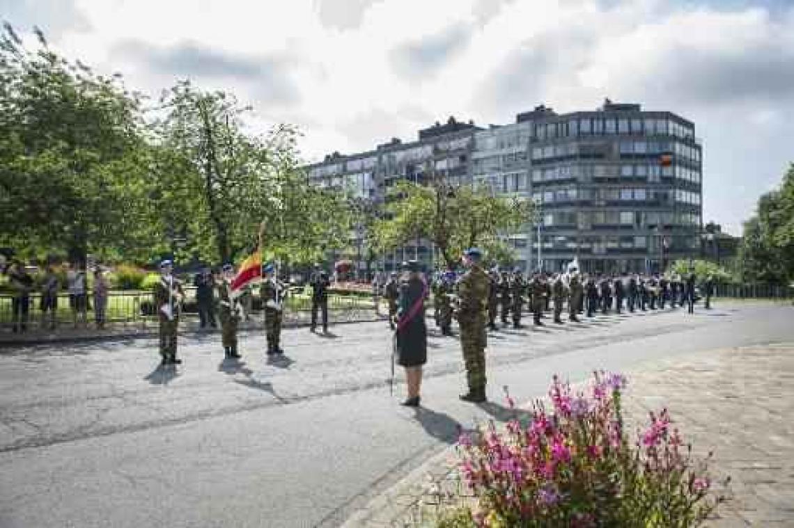 Prinses Astrid woonde plechtigheden nationale feestdag in Aarlen bij