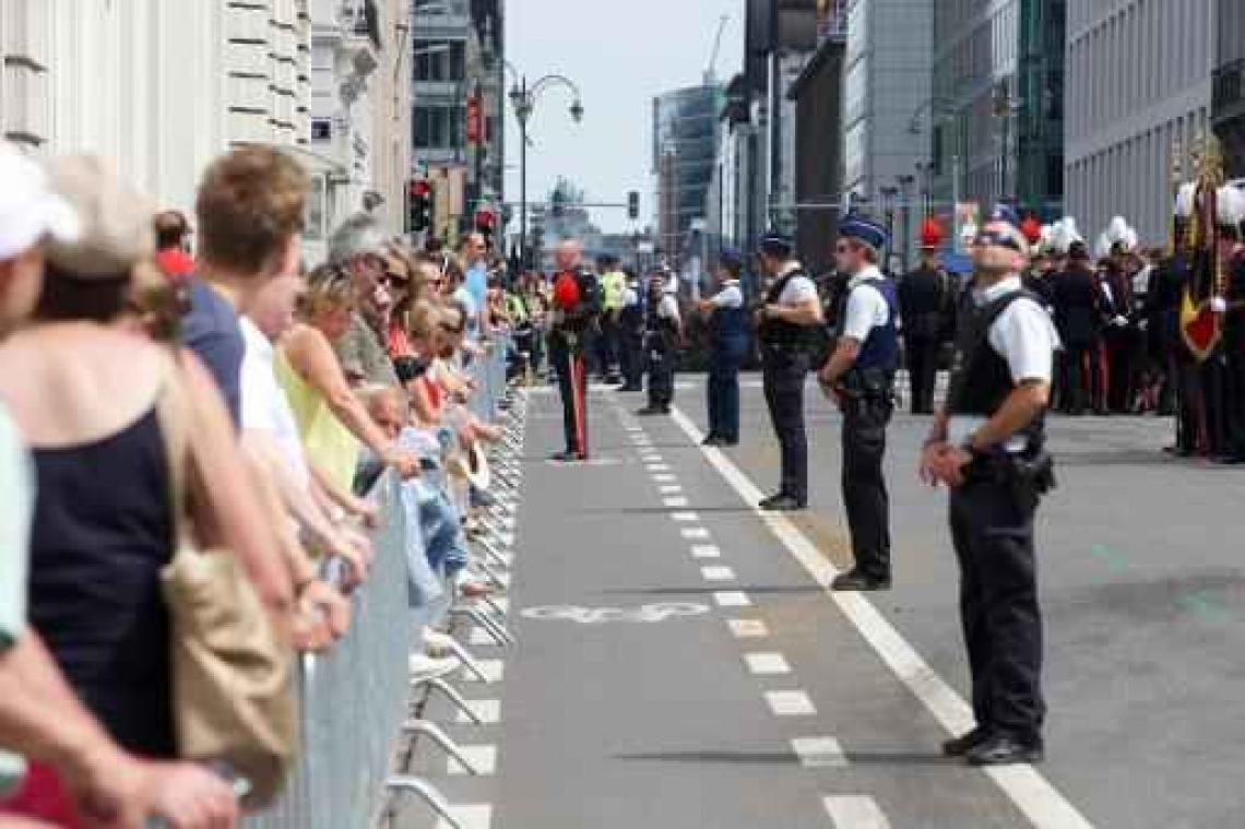 Zestigduizend Belgen vieren nationale feestdag in Brussel