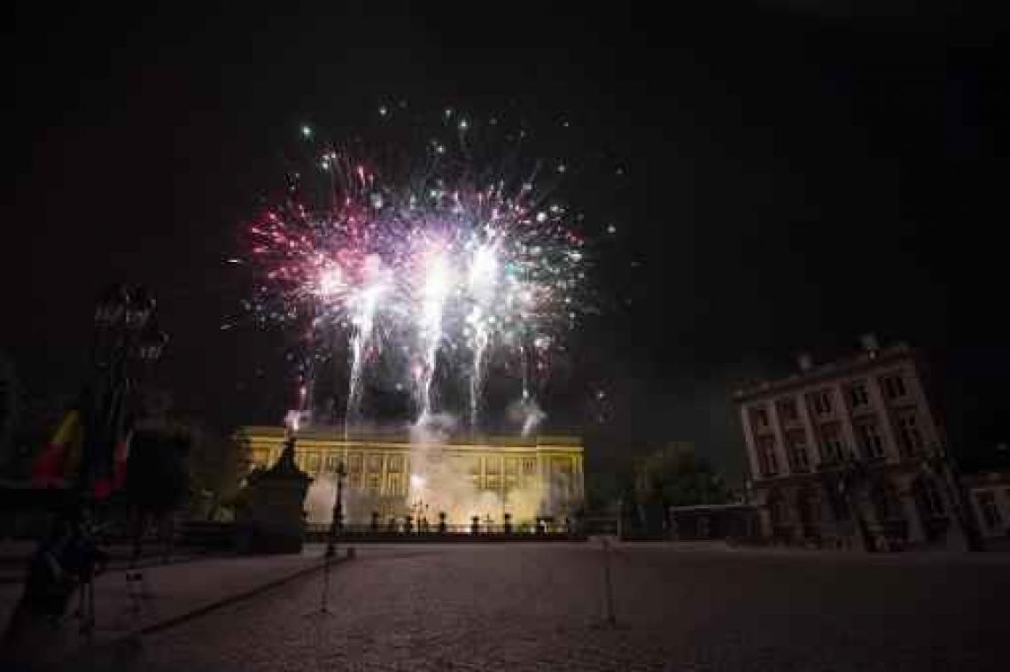 25.000 toeschouwers zien afsluitende vuurwerk nationale feestdag in Brussel