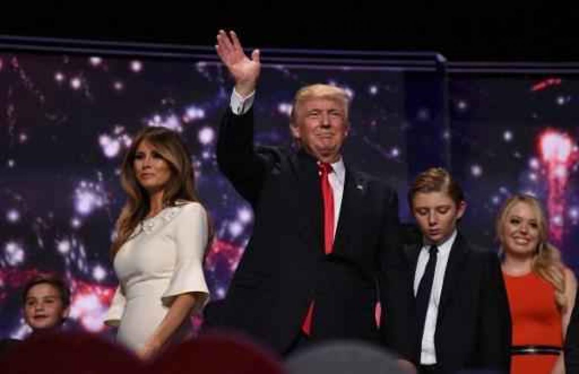 Race Witte Huis - Minder protest dan verwacht in marge van Trumps toespraak