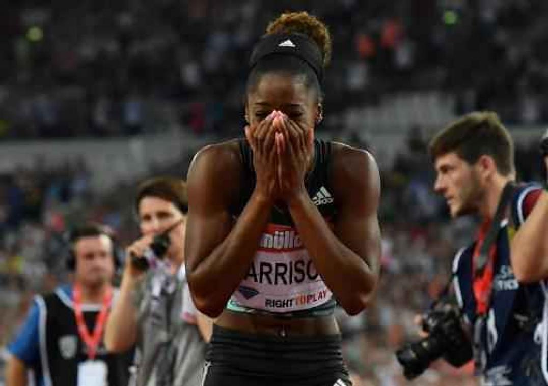 Diamond League Londen - Anne Zagré (7e) ziet Kendra Harrison 28 jaar oud wereldrecord van de tabellen lopen