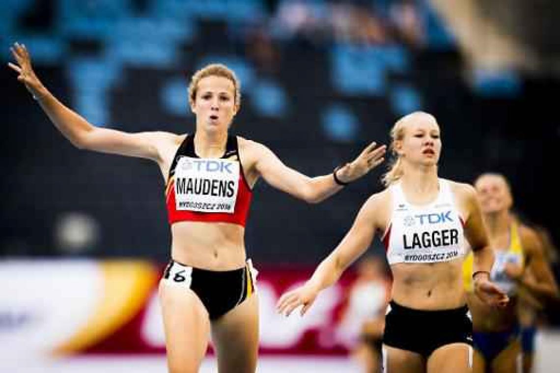 WK atletiek U20 - Hanne Maudens pakt bronzen medaille op de zevenkamp