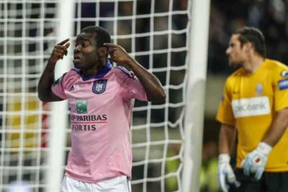 Anderlecht morst met punten tegen Racing Genk