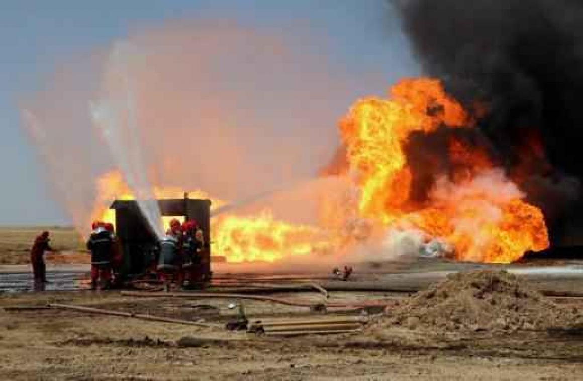 IS steekt olie- en gastanks in brand in Irak