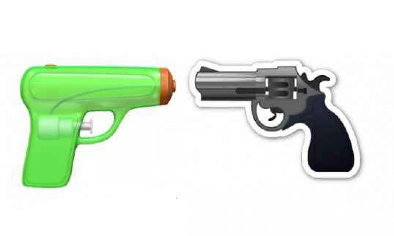 Apple verwijdert pistool uit emoji's