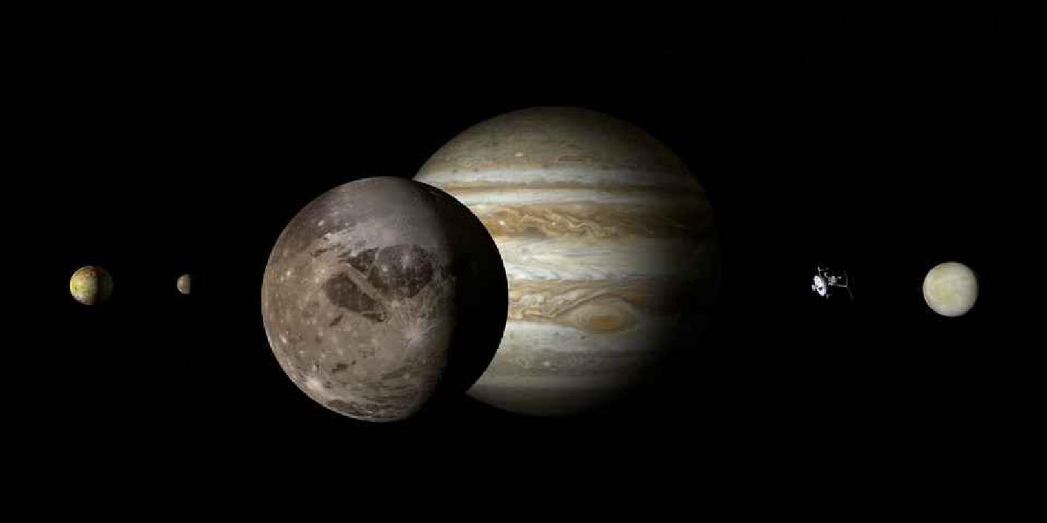 Jupiter doet eigen maan bevriezen