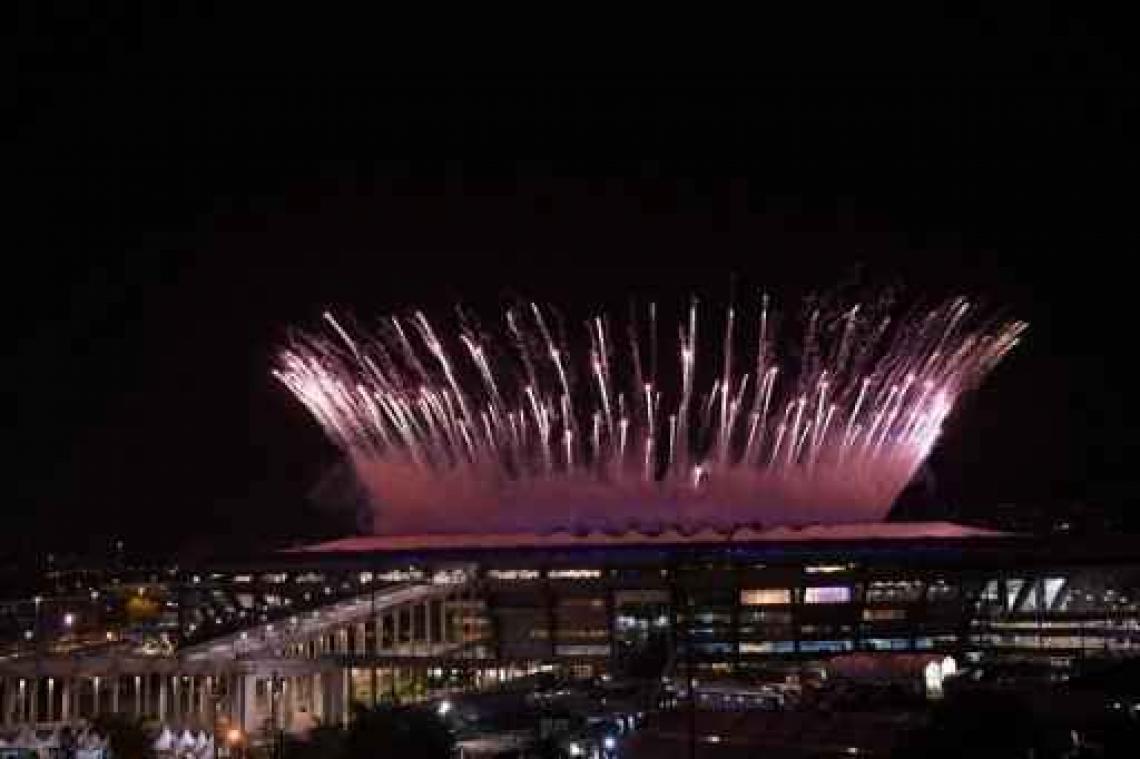 OS 2016 - Belgische delegatie betreedt Maracana-stadion
