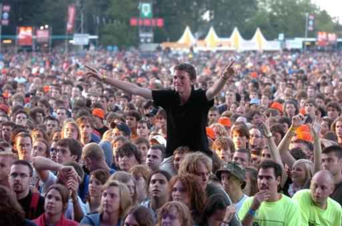 Festivals boos om opslag Sabam