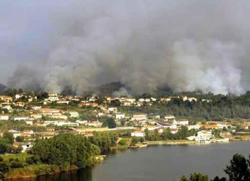Noorden van Portugal getroffen door zware bosbranden