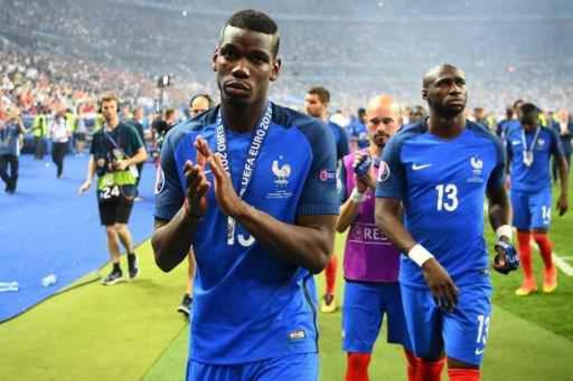 Paul Pogba op weg naar Manchester United