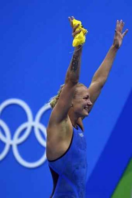 OS 2016 - Sarah Sjostrom verovert met wereldrecord goud op 100m vlinder
