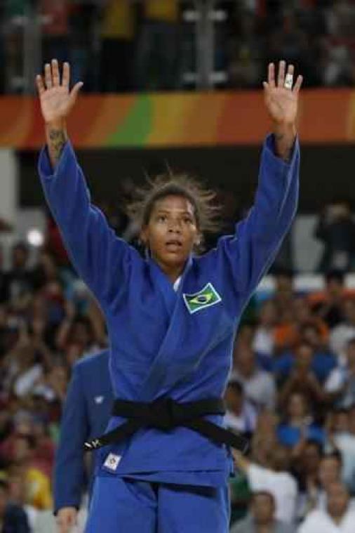 OS 2016 - Judoka Rafaela Silva schenkt Brazilië eerste goud in Rio
