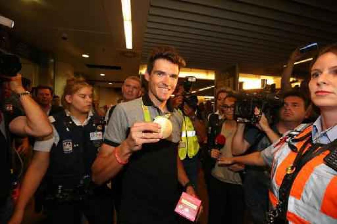 Greg Van Avermaet onder luid gejuich onthaald