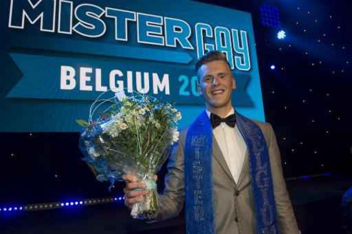 Mister Gay Belgium/Europe feestelijk ontvangen in Antwerpen