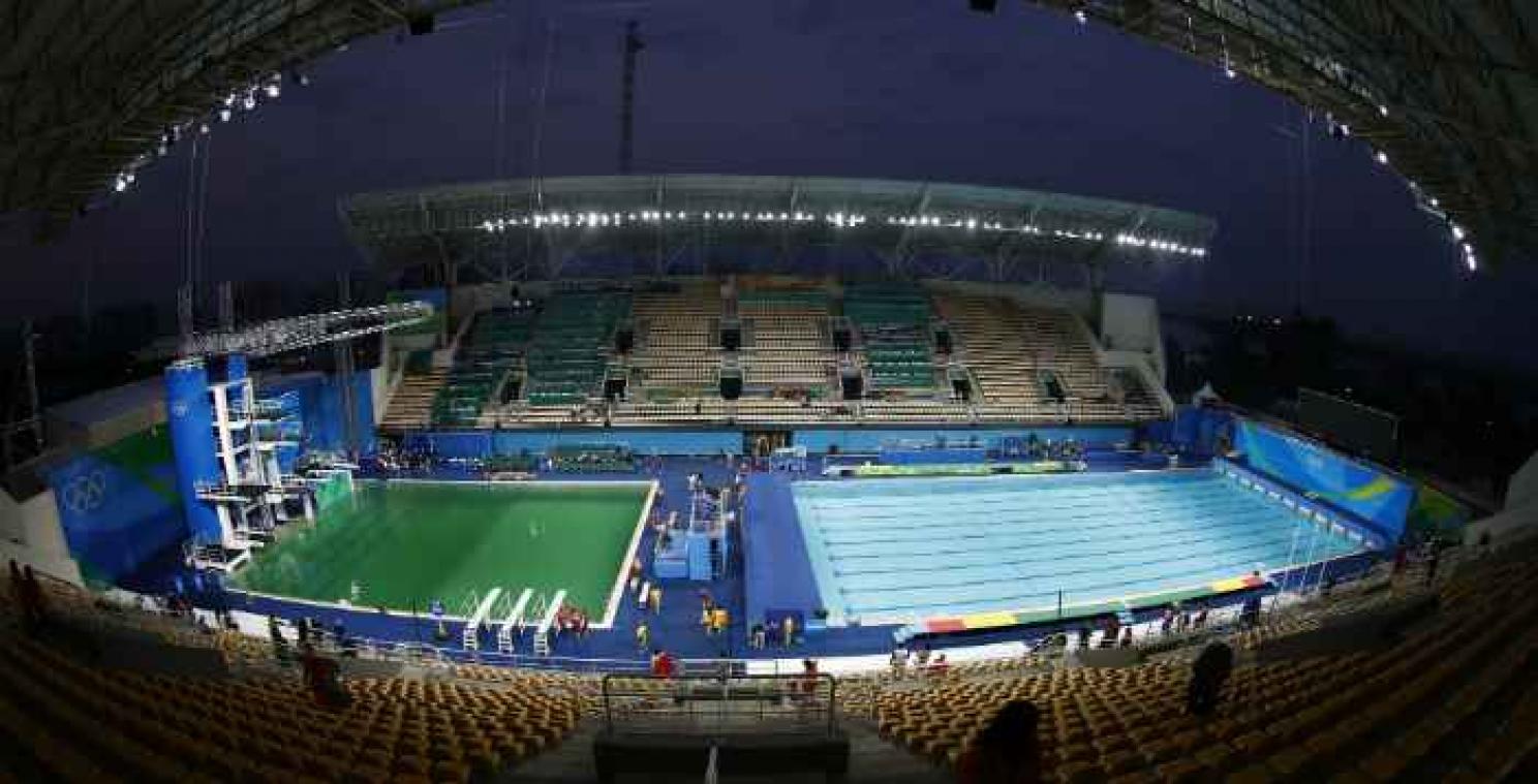 Het mysterie van het groene zwembad op de Olympische Spelen