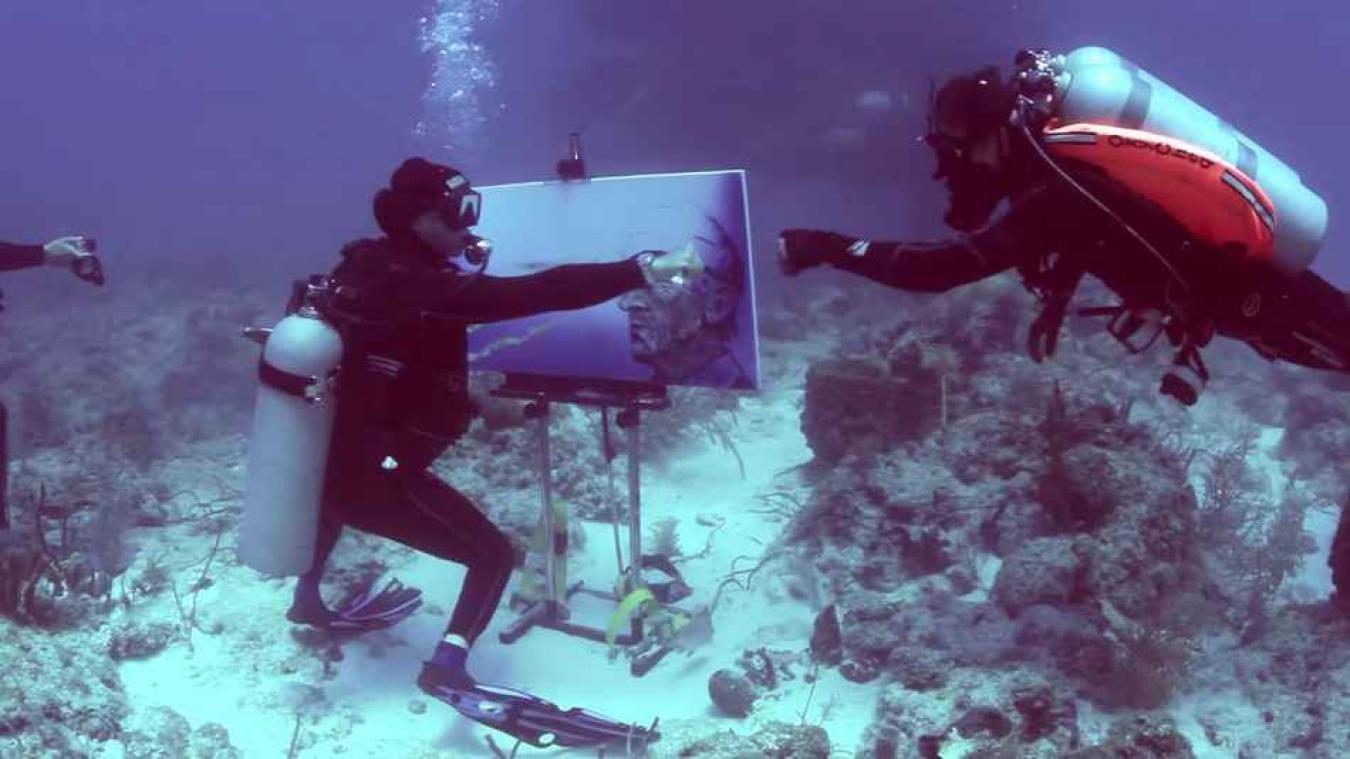 "Erg verslavend": Cousteau over zijn maand onder water