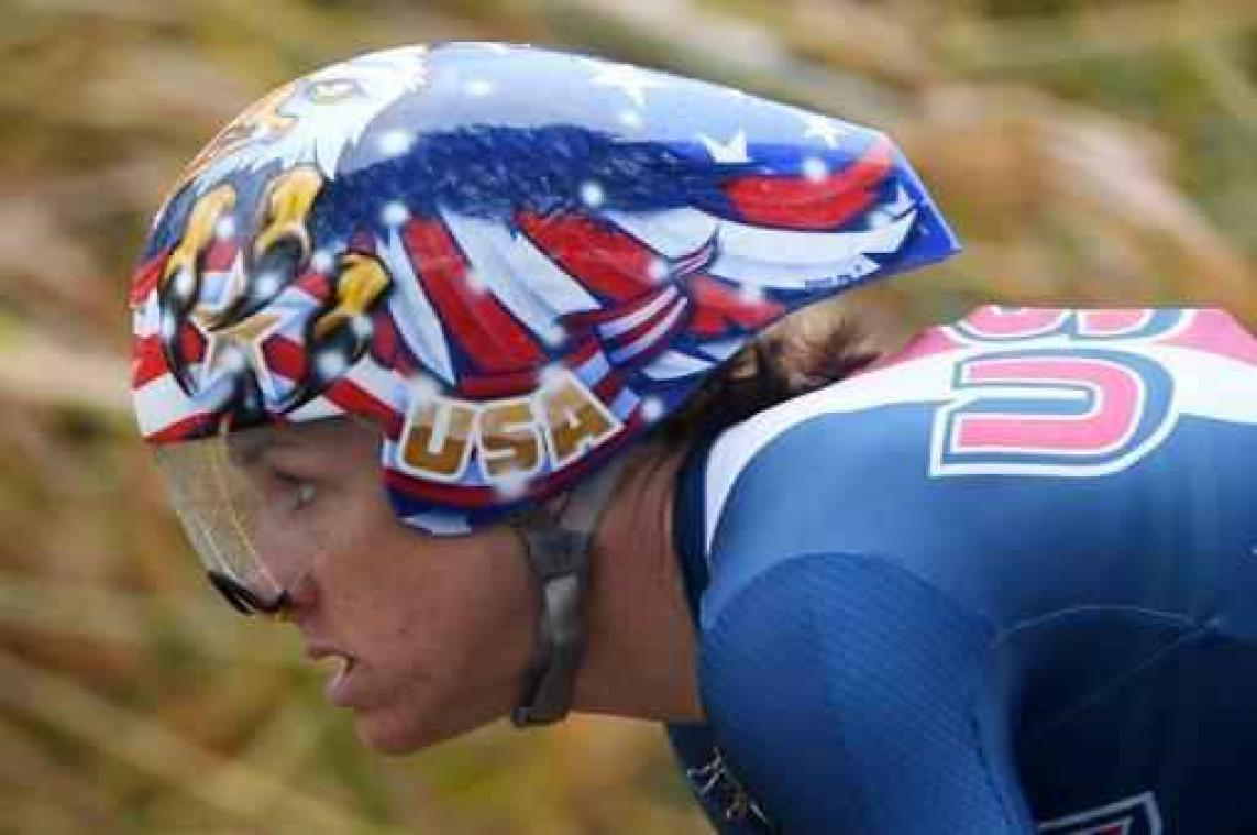 Kristin Armstrong pakt derde olympische titel op rij in tijdrijden