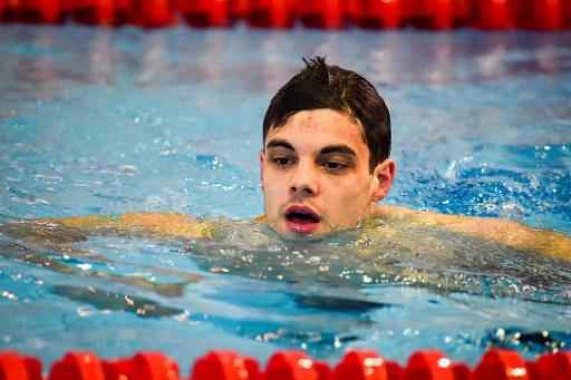 Jasper Aerents en François Heersbrandt stranden in reeksen 50m vrij
