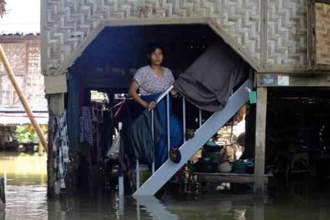 Zes doden bij overstromingen in Myanmar, half miljoen mensen op de vlucht