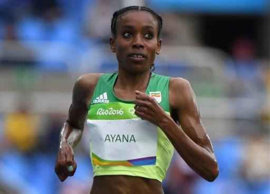 Almaz Ayana verovert titel op 10.000 meter met wereldrecord