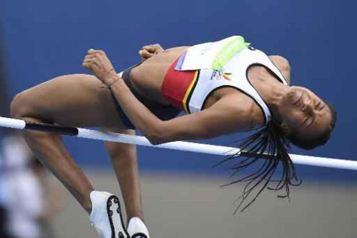 Nafissatou Thiam klimt naar tweede plaats na indrukwekkend hoogspringen