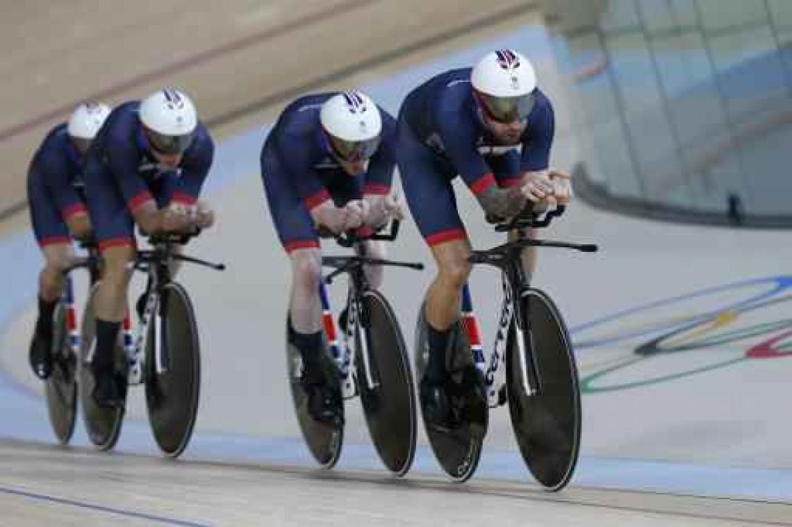 OS 2016 - Wiggins en co met wereldrecord naar finale ploegenachtervolging
