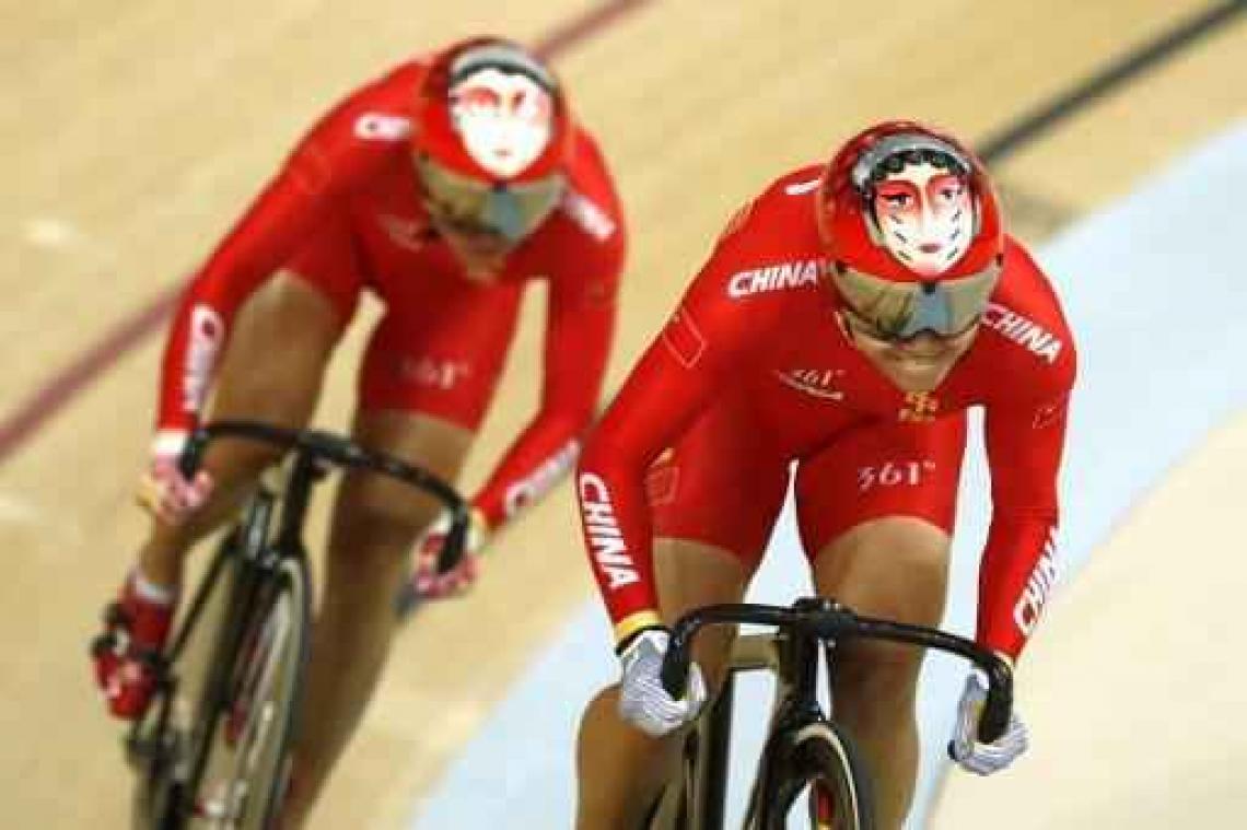 OS 2016 - Chinees duo zorgt voor wereldrecord in teamsprint bij de vrouwen