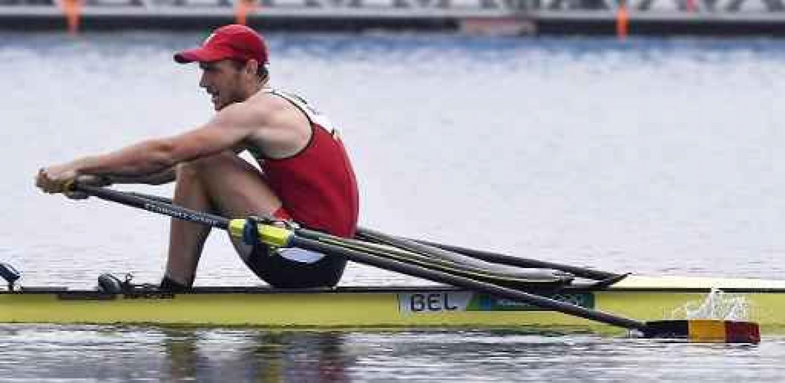 Hannes Obreno grijpt net naast medaille in A-finale skiff