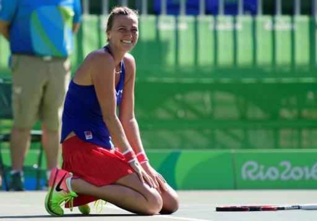 OS 2016 - Tsjechische tennisster Petra Kvitova verovert bronzen medaille