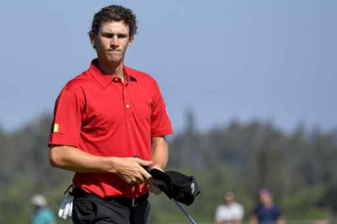 OS 2016 - Golfer Thomas Pieters grijpt net naast medaille, goud voor Justin Rose