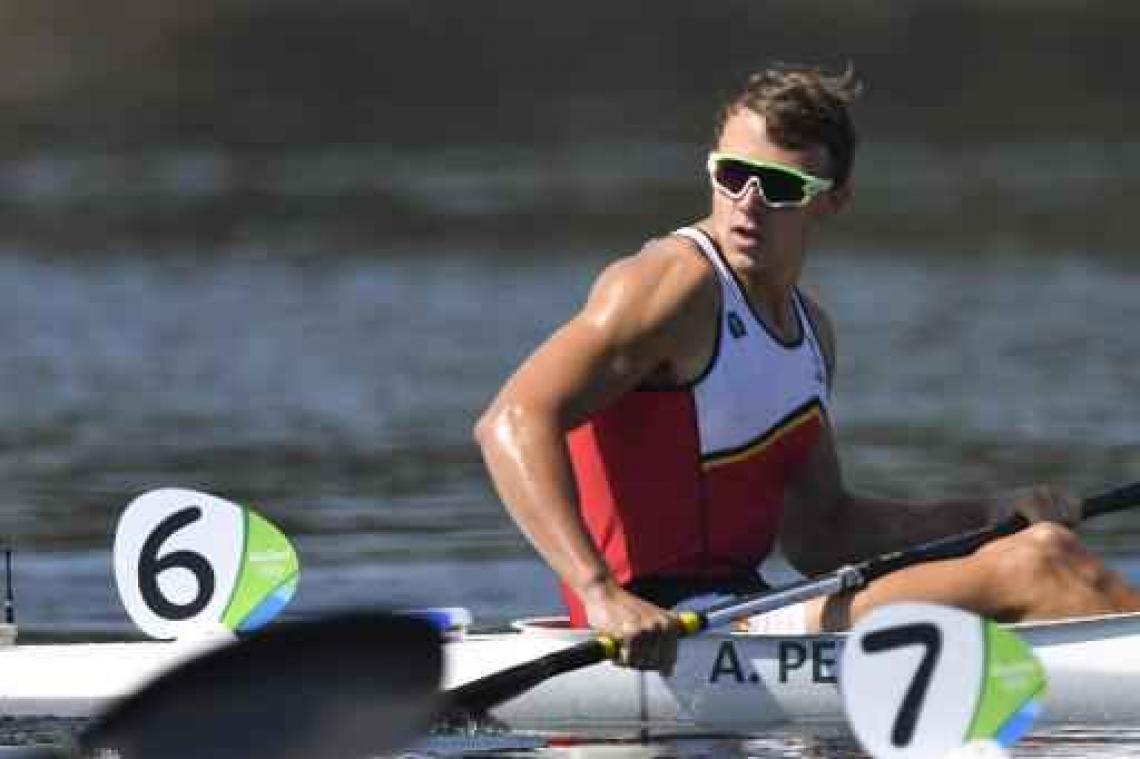 Kajakker Artuur Peters plaatst zich nipt voor halve finales K1 1000m
