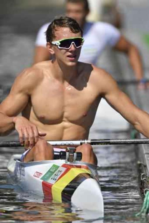 Artuur Peters strandt in halve finales K1 1000m