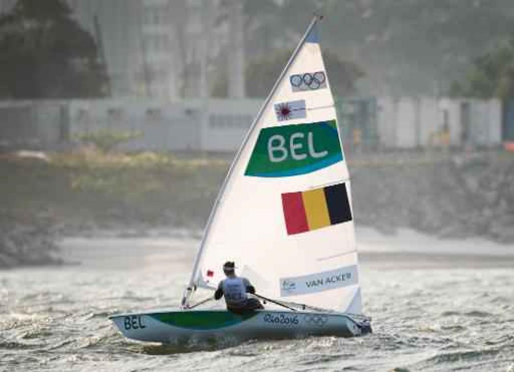 OS 2016 - Van Acker heeft gemengde gevoelens bij uitstel medaillerace in Laser Radial