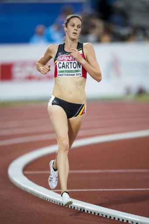 Louise Carton strandt in reeksen 5000m