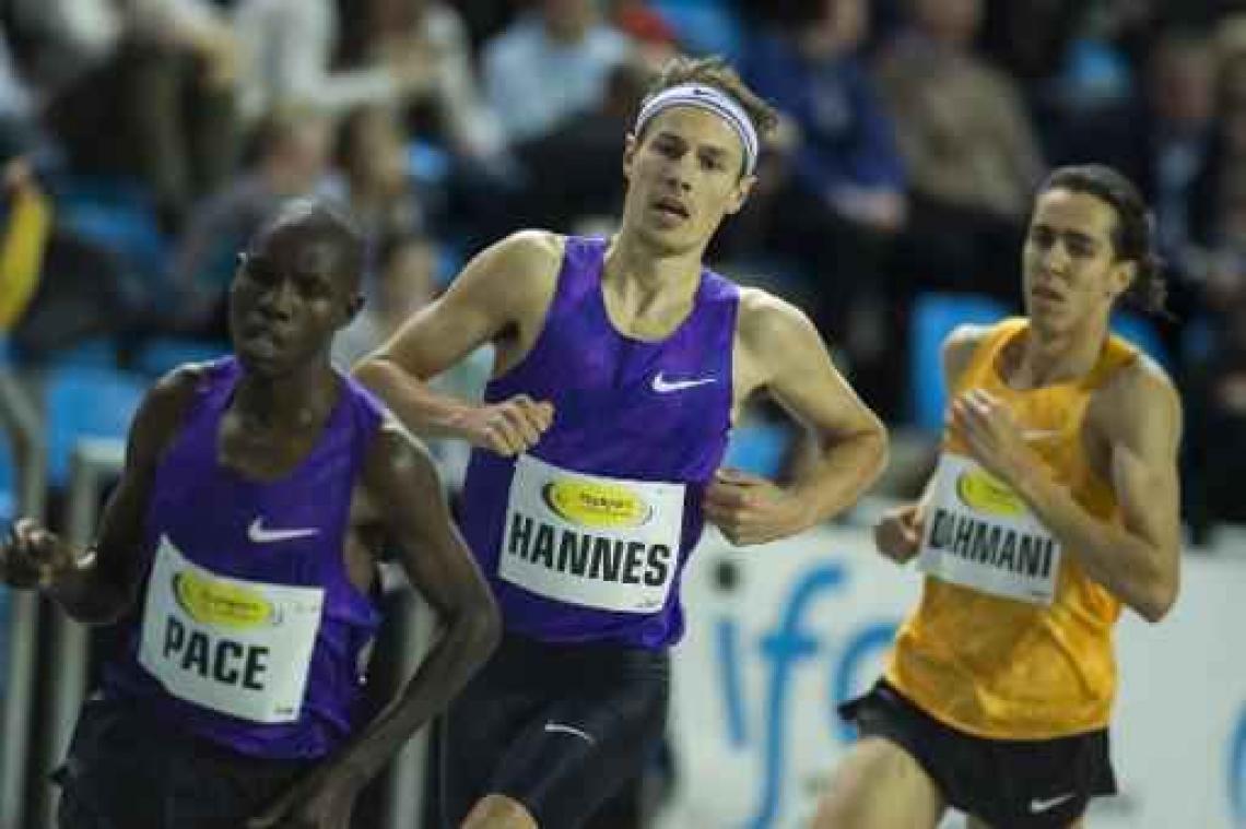 Pieter-Jan Hannes stoot door naar halve finales 1500m