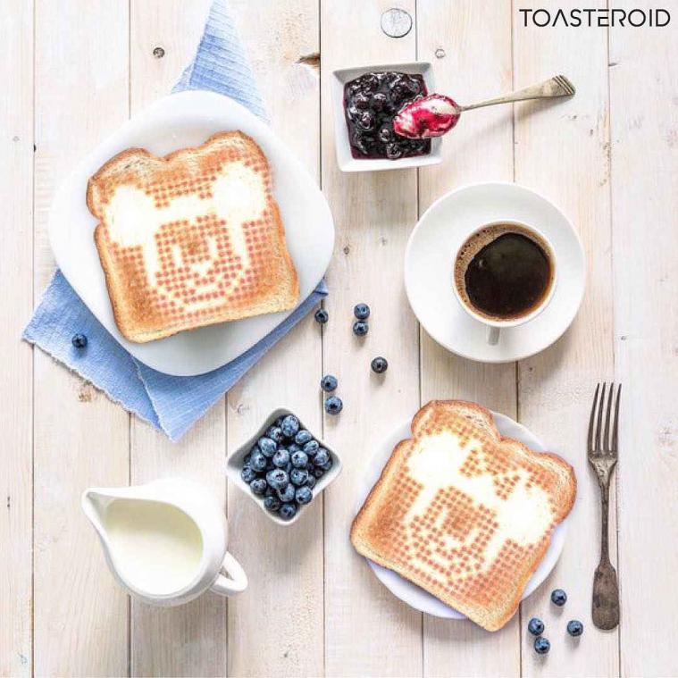 Slimme broodrooster zet boodschappen op je toast