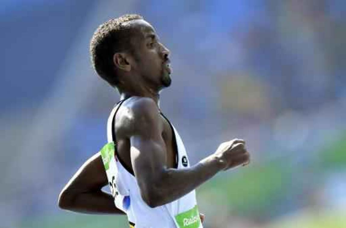 Bashir Abdi strandt in reeksen 5000m