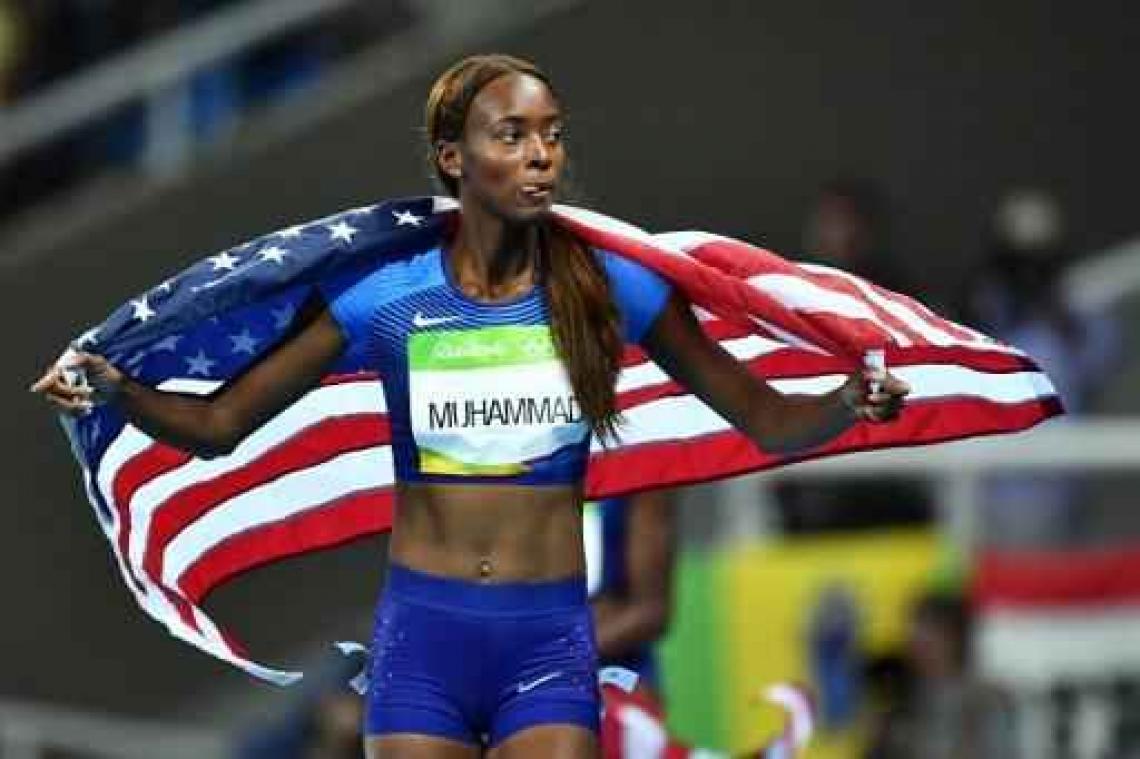 OS 2016 - Amerikaanse Dalilah Muhammad snelt naar historisch goud in 400m horden