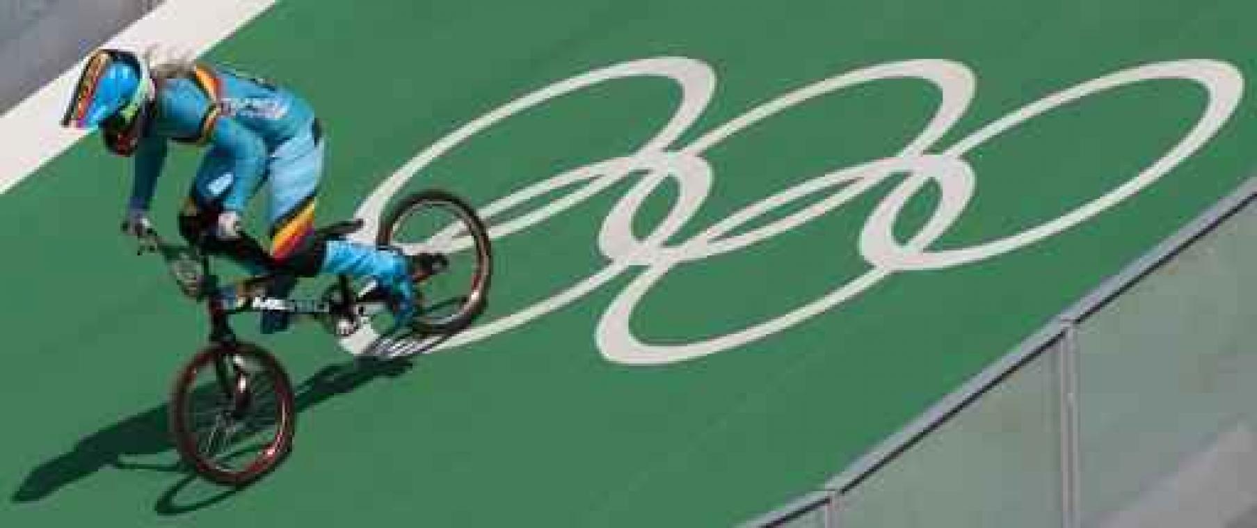 Elke Vanhoof plaatst zich voor BMX-finale in Rio