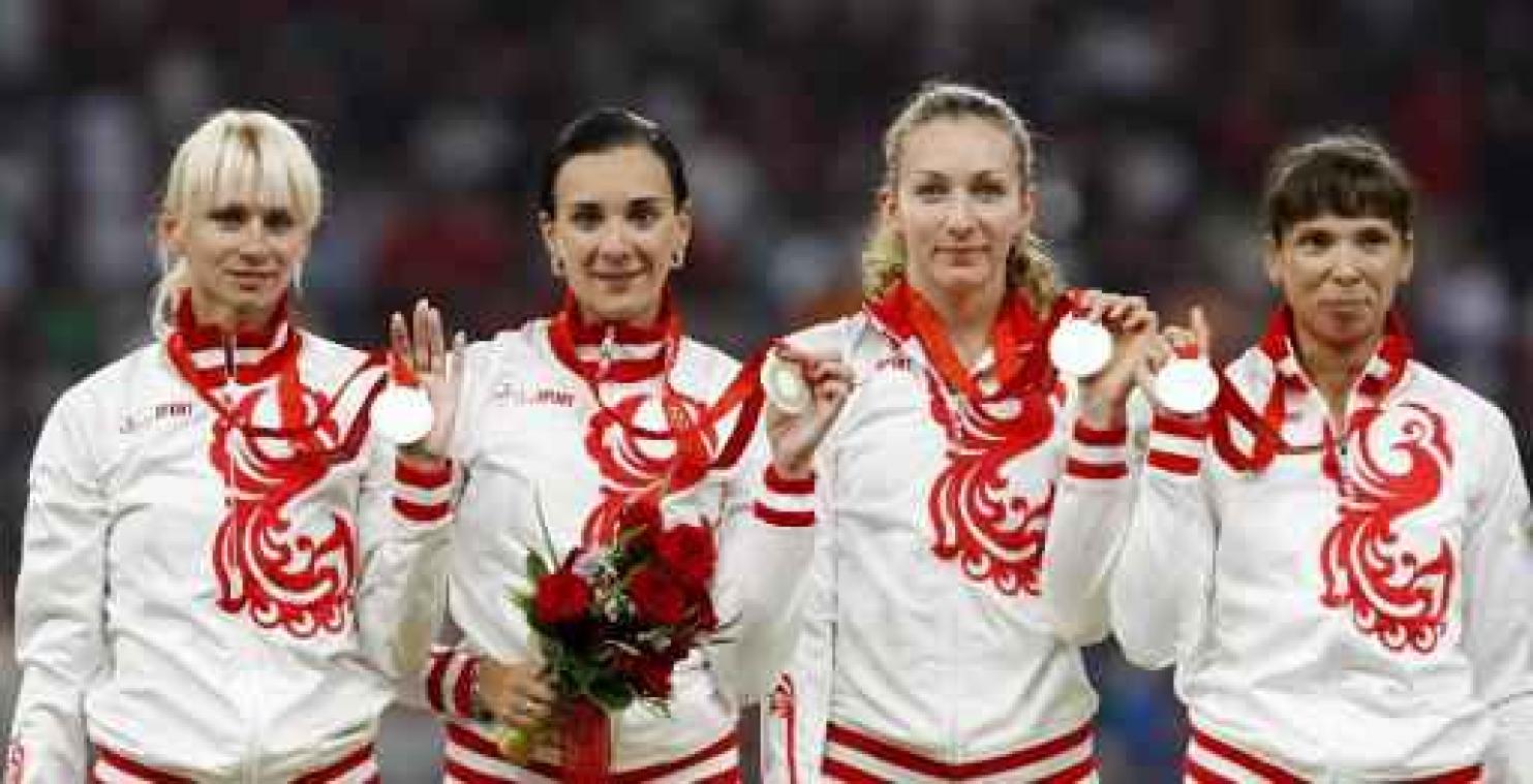 OS 2008 - Rusland verliest zilver op 4x400 meter bij de vrouwen na positieve dopingtest