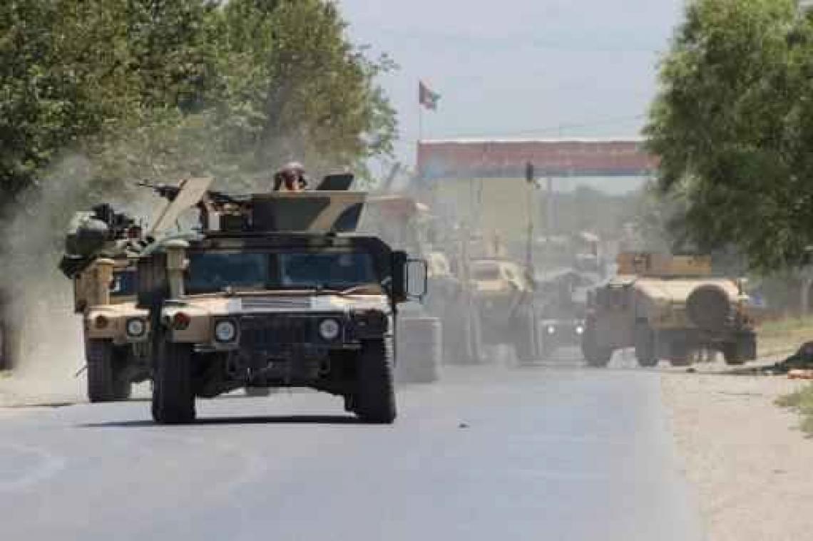 Afghaanse troepen verdrijven de taliban uit district in Kunduz