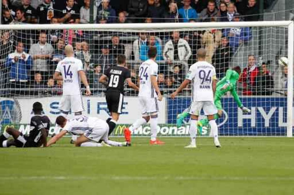 Anderlecht verspeelt twee punten bij Eupen