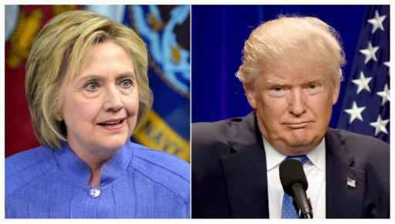 Clinton heeft voorsprong van acht procentpunt op Trump