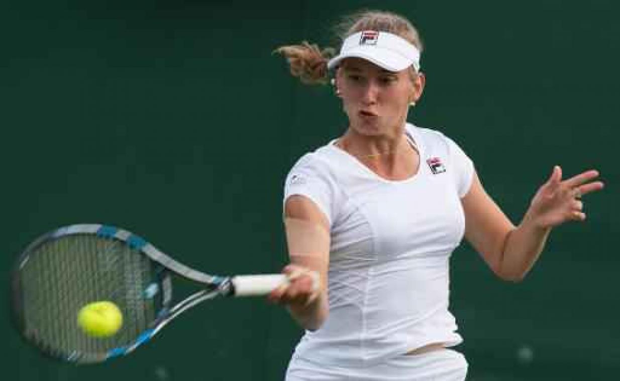 An-Sophie Mestach plaatst zich voor tweede kwalificatieronde op US Open